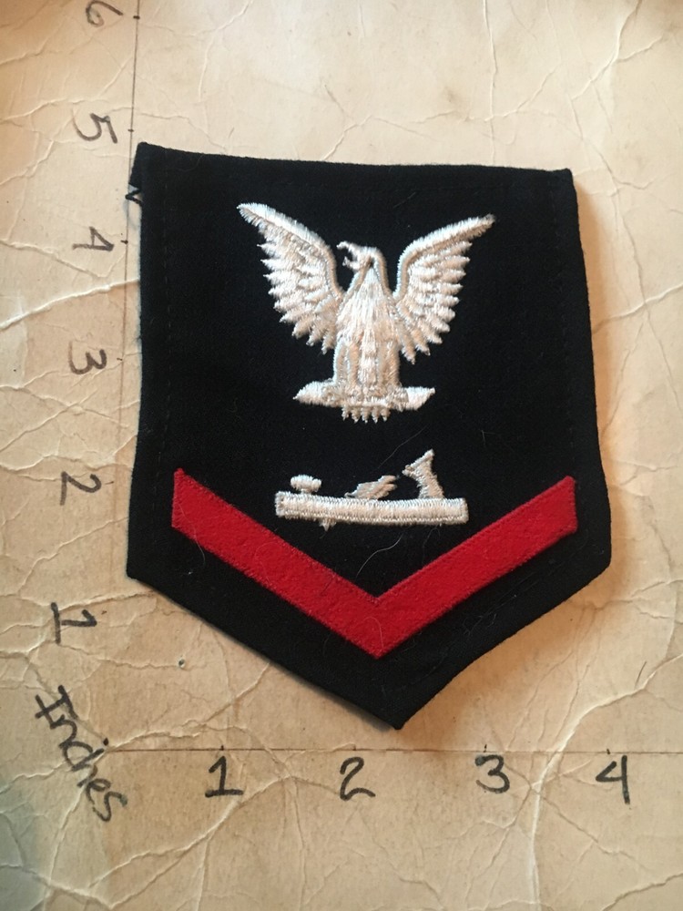 USN Rate Pattern Maker Petty Officer 3rd Class Patch 6/12/24