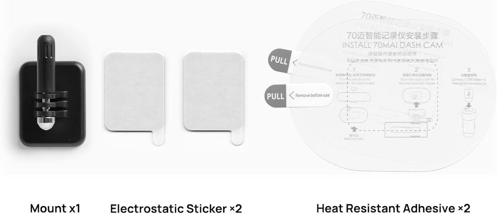 Essential Replaceable Dash Cam Components - Anti-Shake & Heat Resistant Kit
