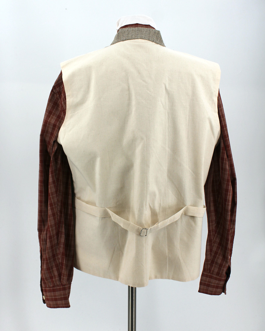 Confederate Civil War Jean Wool Vest Size 42