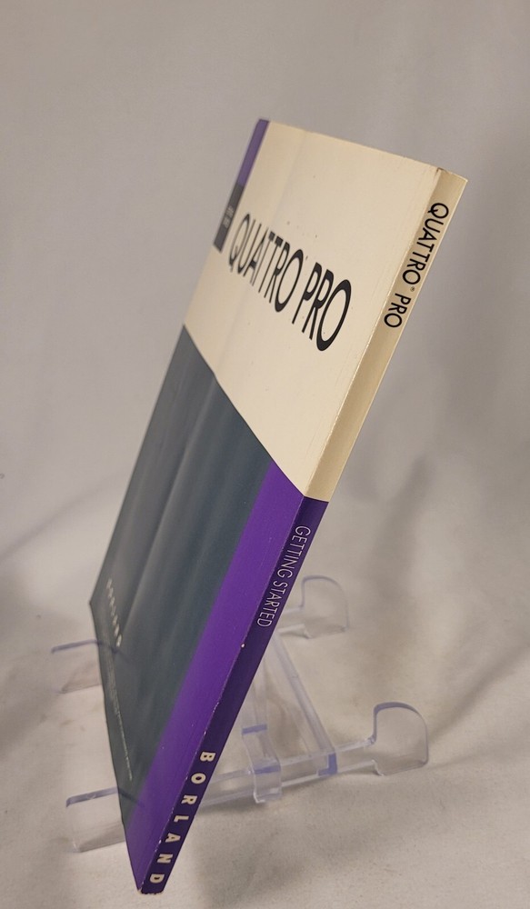 Borland Quattro Pro 2.0 Getting Started Guide