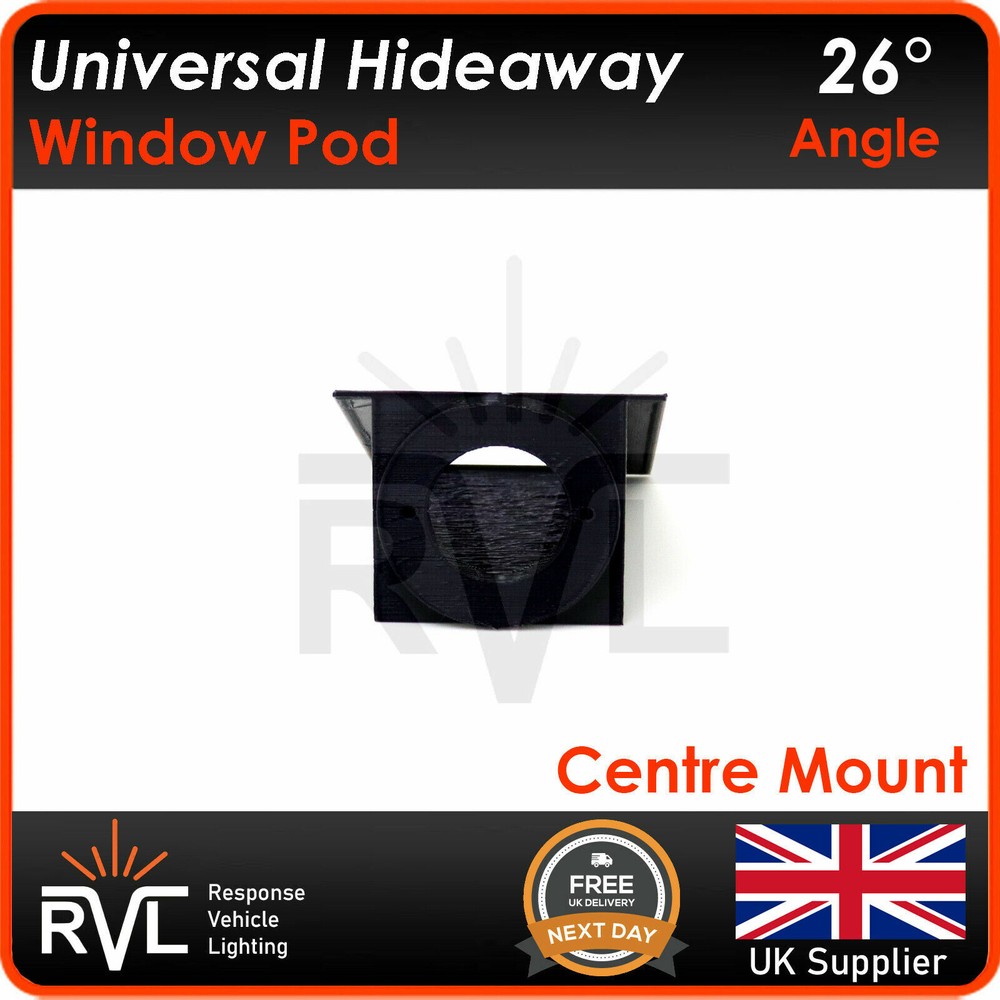 26 Degree Window Pods for LED HIDE AWAY LIGHTS Strobe Flashing beacon lightbars