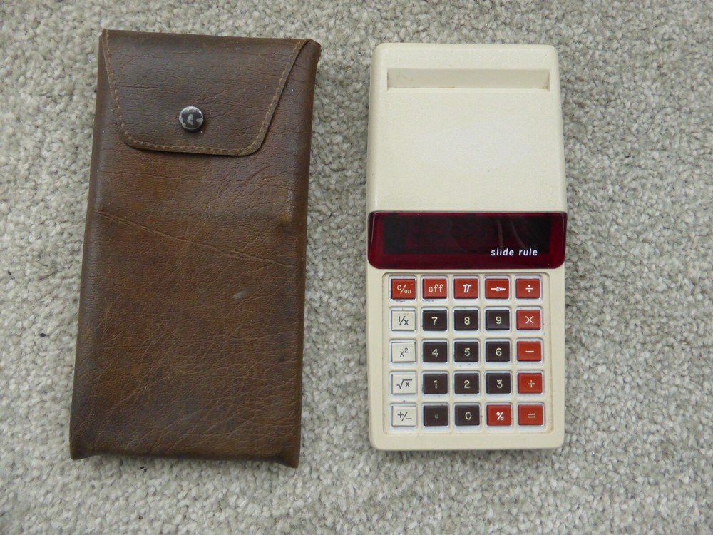 Litronix 2210 Slide Rule Calculator with Soft Case