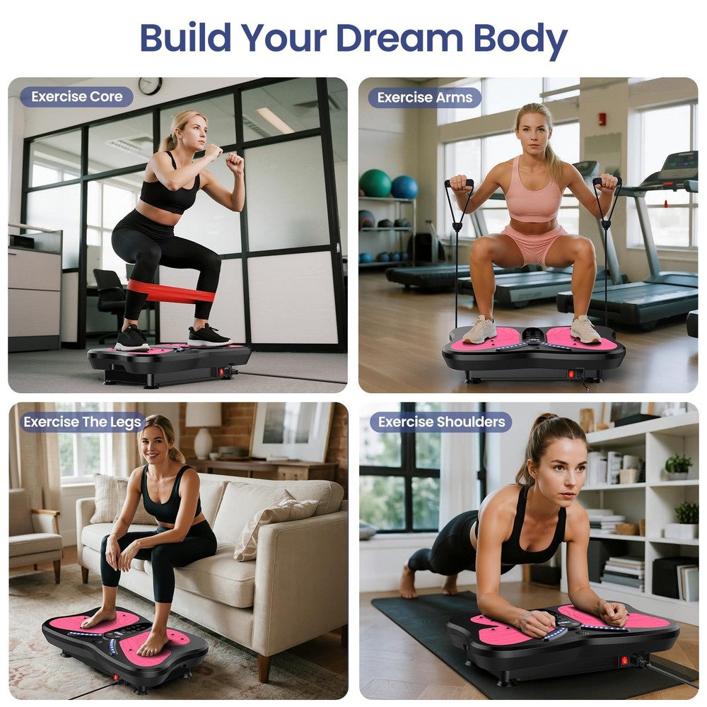 Vibration Plate Exercise Machine for Lymphatic Drainage, Vibration Machine fo...