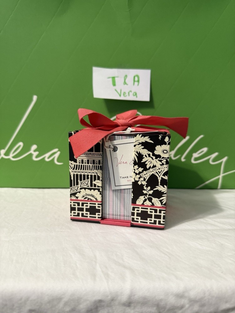 Vera Bradley Imperial Toile Take Note Cube NWT Retired Pattern