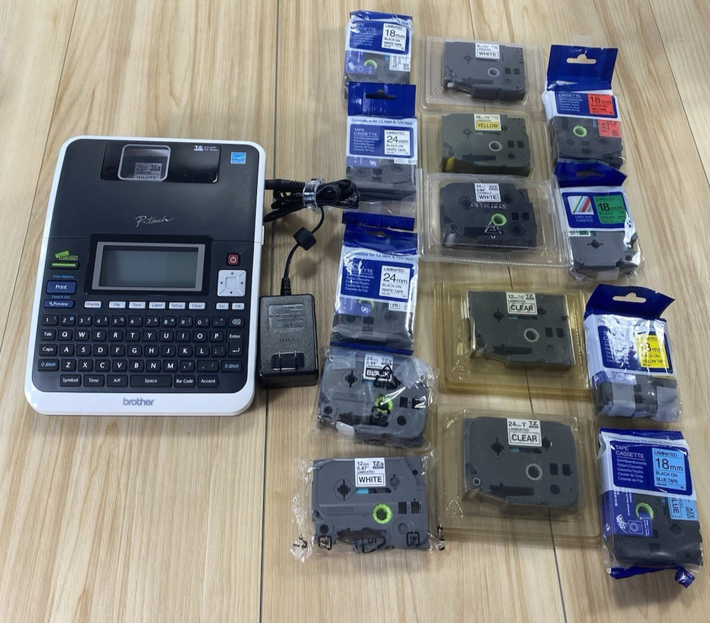 Brother P-touch PT-2730 PC-Connectable Labeling System With Extra Tape Package