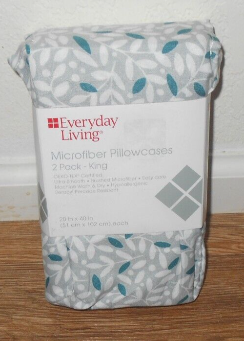Everyday Living 20 x 40 King Microfiber 2 Pack Pillowcase