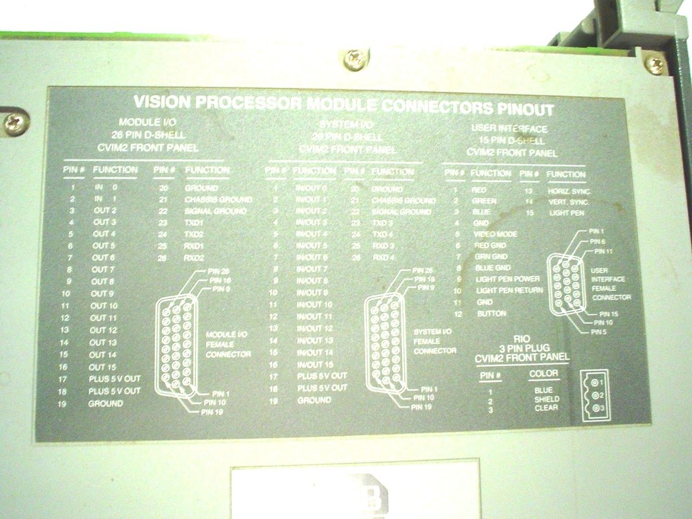 5370-CVIM2BC Allen-Bradley Ser A Rev D Vision Processor Module