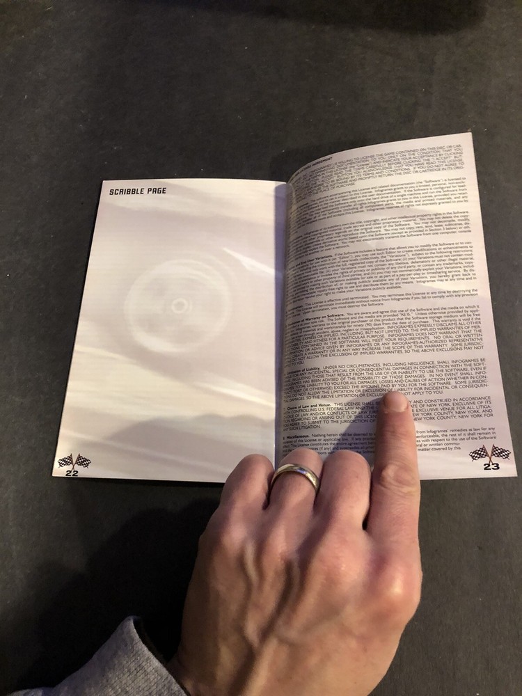 Test drive Xbox manual Only