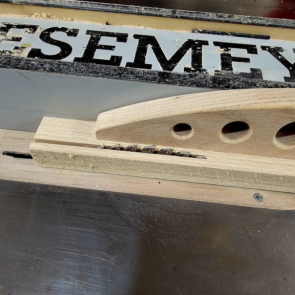 OAK TABLE SAW SAFETY PUSH STICK HANDLE