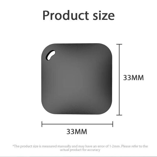 Bluetooth GPS Tracker. Works with Apple Find My APP (Accurate Easy Use Tracker)