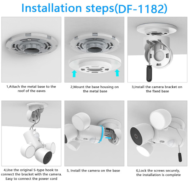 Eave Mount for Google Nest Cam with Floodlight Floodlight Security Camera
