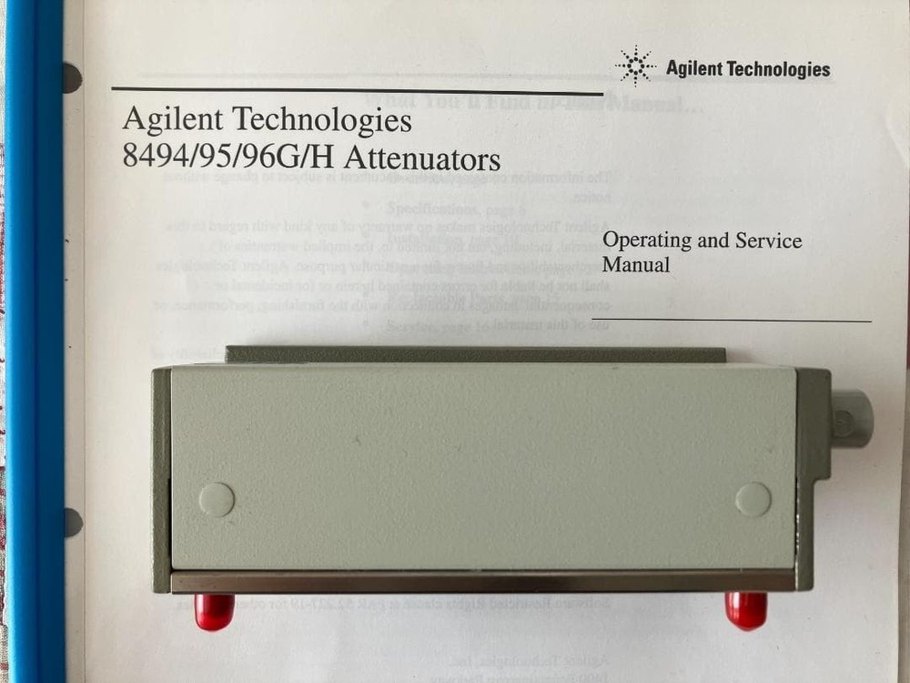 Agilent 8496H Programmable Step Attenuator 110dB DC-18GHz