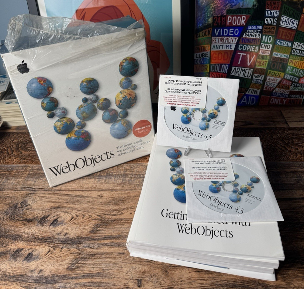 Apple Macintosh WebObjects Version 4.5 Complete Java Server Software Open Box