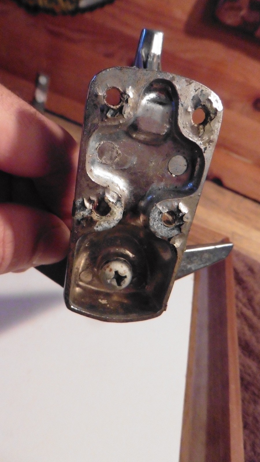 Vintage Chrome Boat Cleat Aerodynamic Bow Fender Anchor Shaped Mount