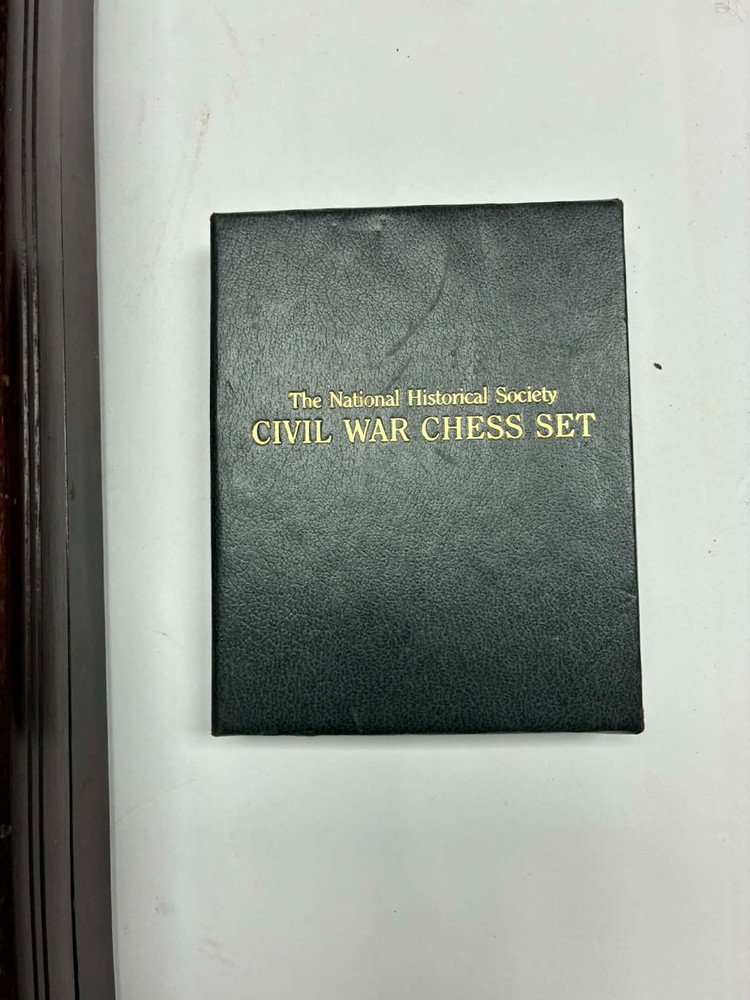 Vintage Franklin Mint Pewter Chess Set