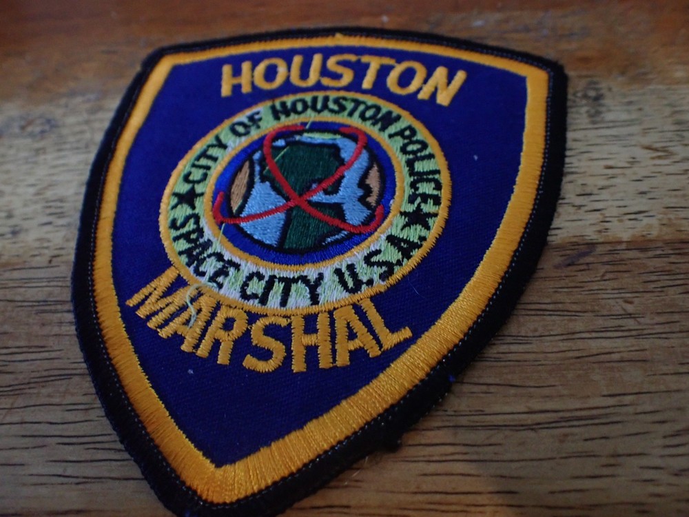 HOUSTON TEXAS MARSHAL      OBSOLETE  PATCH  BX 25#17