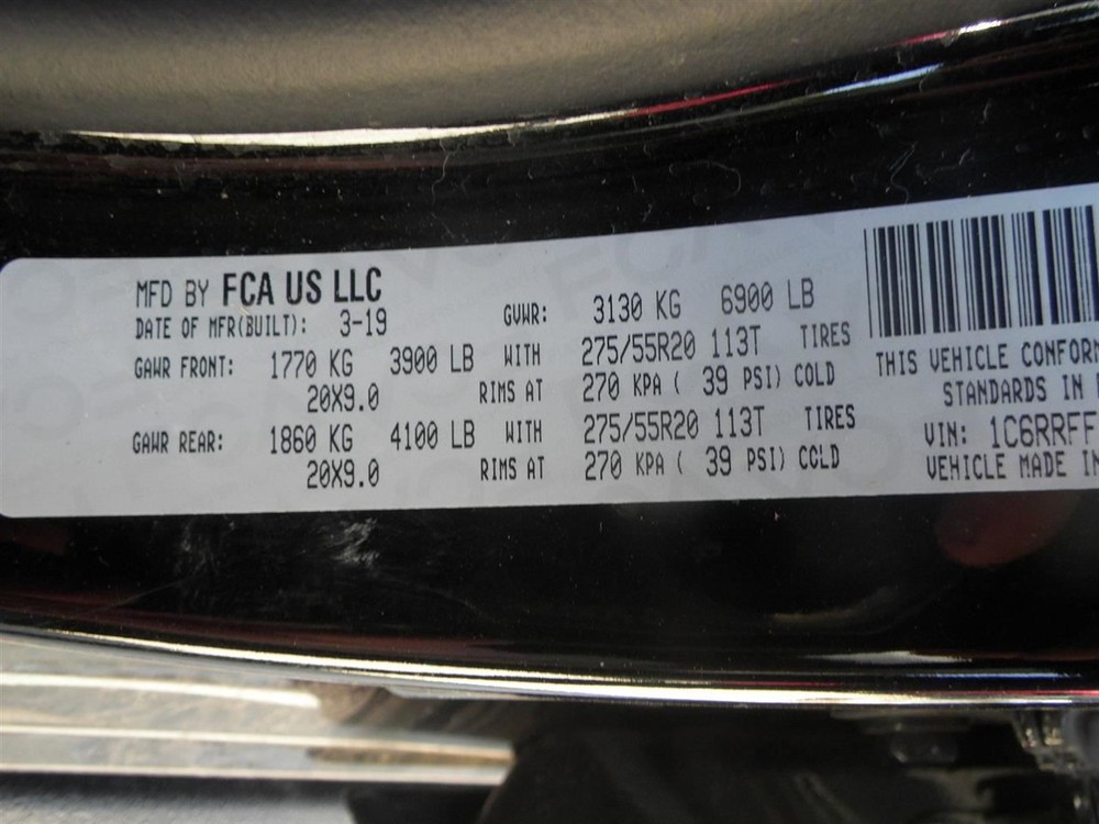 2019 Ram 1500 New Style Front Air Shutter