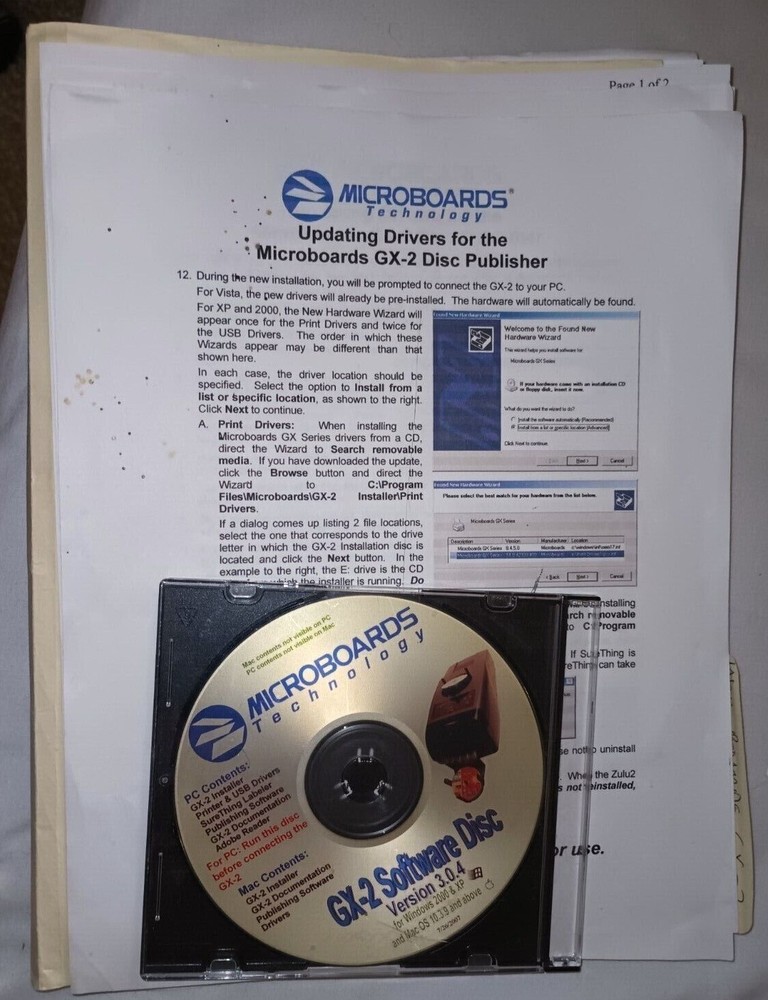 Microboards Technology GX-2 Disc Publisher