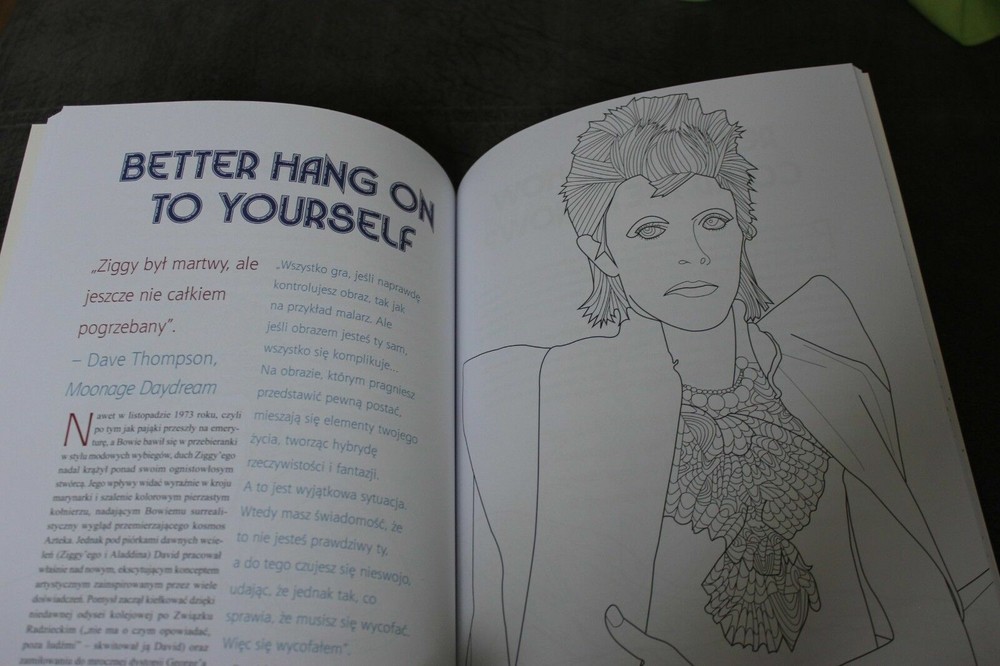 David Bowie Starman Coloring Book