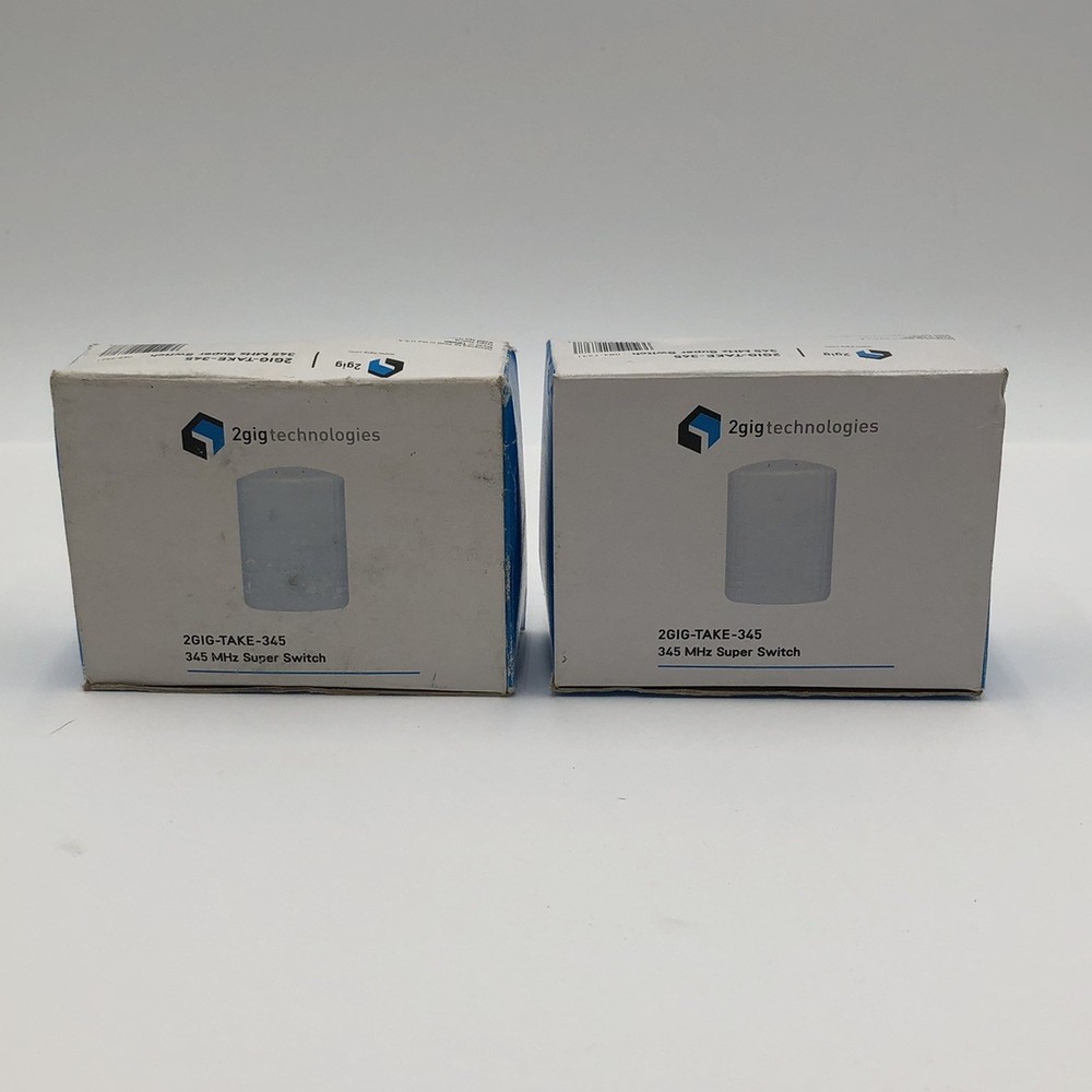 2 x 2GIG-TAKE-345 345 MHz Super Switch Wireless Home Security Takeover Module