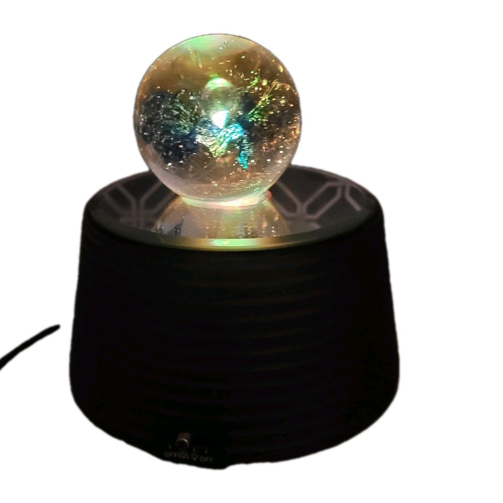 Butterfly Color Changing Lighted Ball With Rotating Base Corded