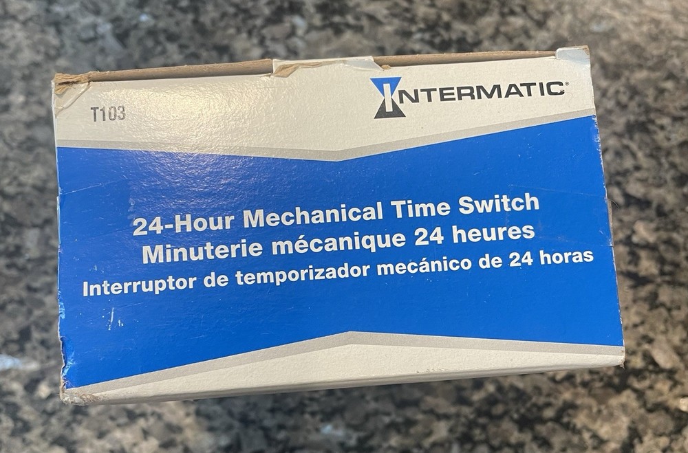 NEW - Intermatic 24-Hour Mechanical Time Switch