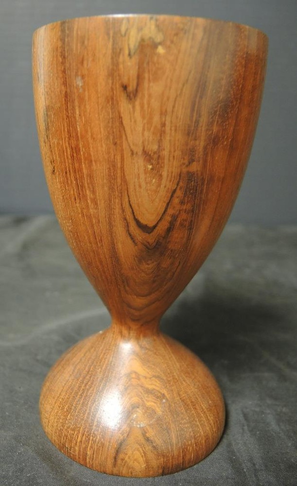 Vintage Contemporary Wood Candlesticks