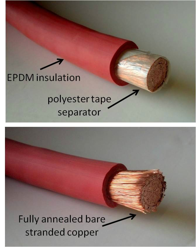 Welding Cable Red Black 6 AWG GAUGE COPPER WIRE BATTERY SOLAR LEADS