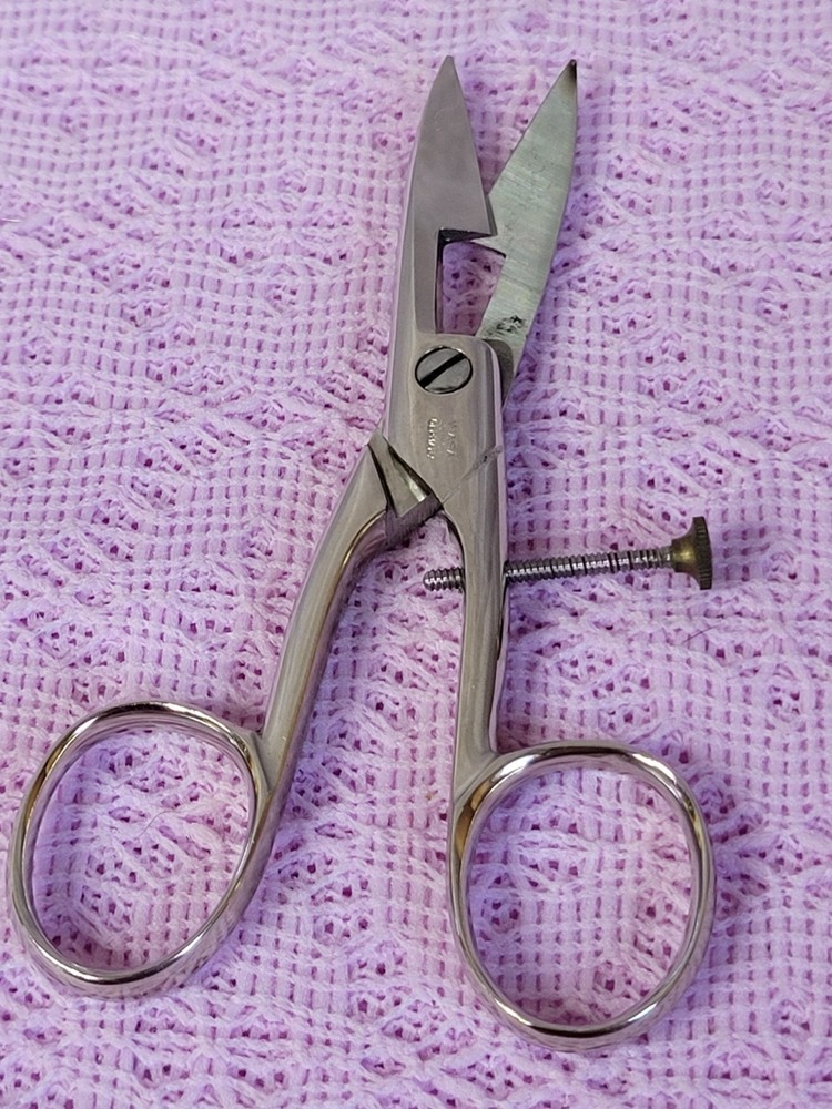 Vintage Wasa Solingen Buttonhole Scissors
