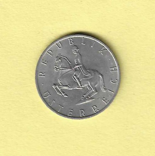1969 Austria 5 Schilling EF.40