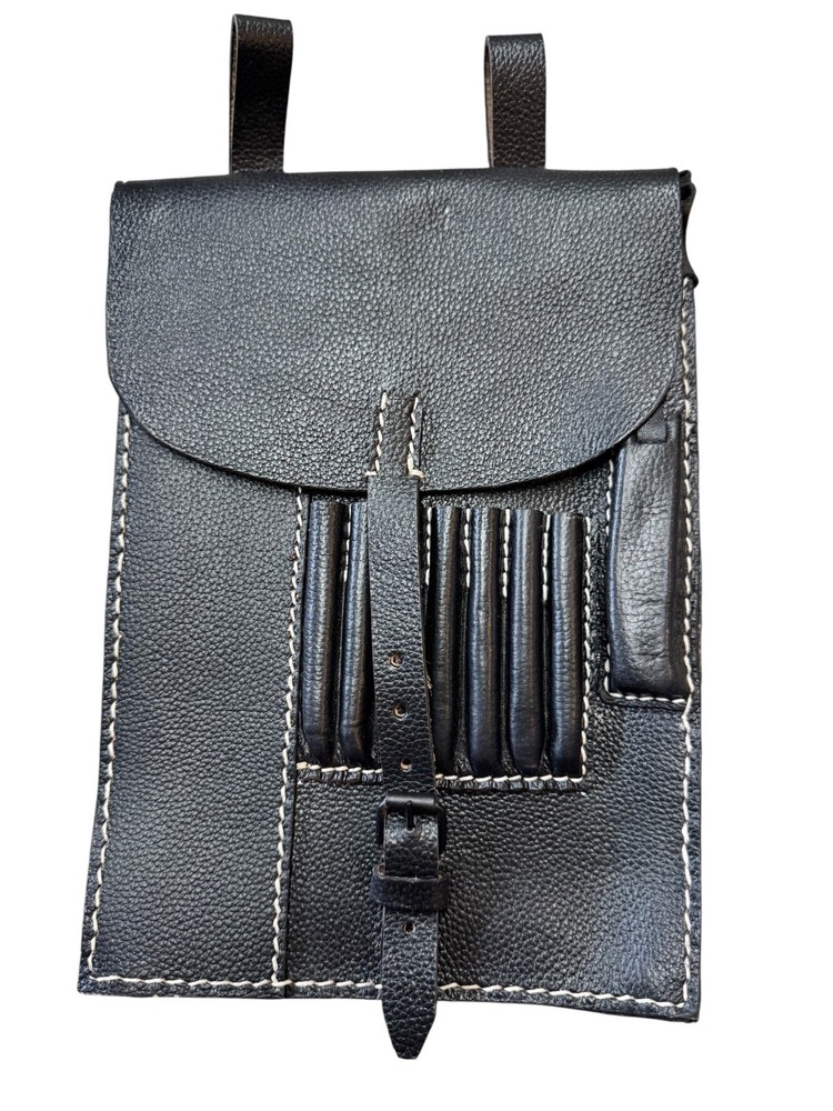 WWII German Leather Dispatch / Map Case
