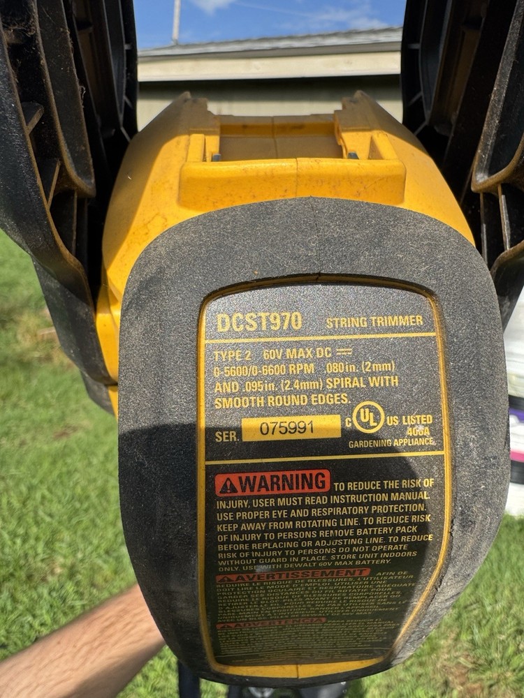 DEWALT DCST970 FLEXVOLT 60V MAX String Trimmer Tool Only