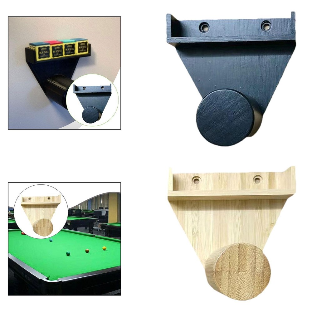 Billiards Triangle Wall Mounted Storage Rack 4.7x4.7inch Sturdy Accessory