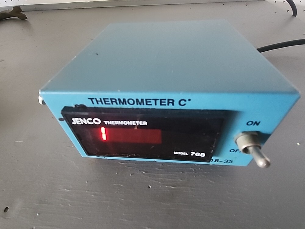 Jenco Instruments 768 Thermometer w/ Shelf Mount