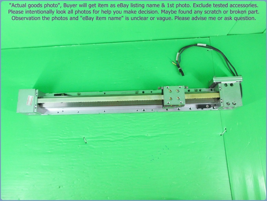 Linear drivenbelt driven as photo, Stroke 30cm., Mini CNC/3D Printer, Promotion.