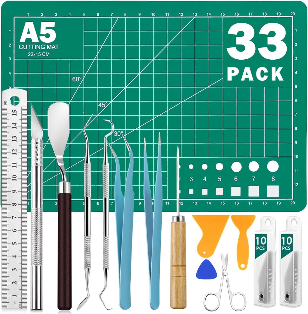 33Pcs Weeding Tools for Vinyl Set, Precision Craft Vinyl Weeding Tools Kit for S