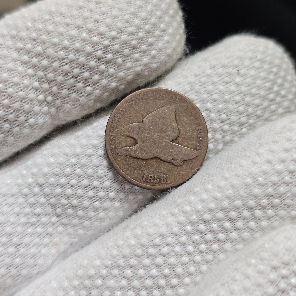 1858 Flying Eagle Cent Large Letters