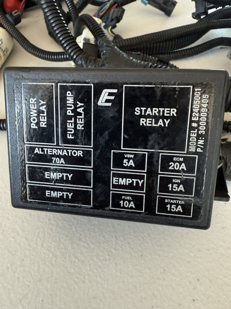 Hydramaster Titan 875 Main Engine Wire Harness