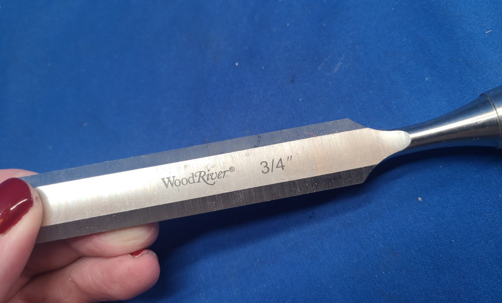 Wood River 3/4" Bent Paring Chisel Excellent CLEAN Sharp