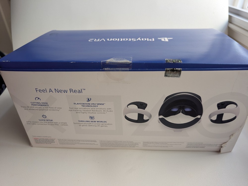 Sony PlayStation VR2 Headset & Sense Controllers PS5 CIB - Barely Used