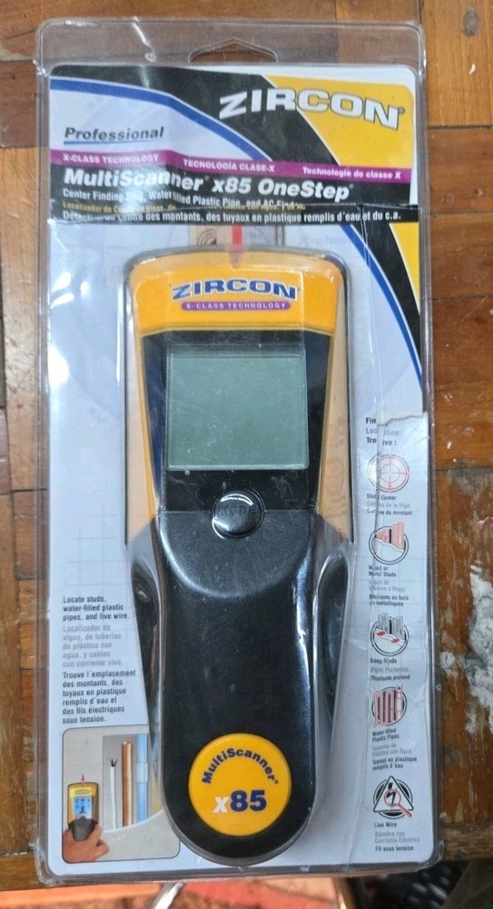 X85 Stud Finder with Thermal Detection & AC Wire Mapping - 2" Depth Capability