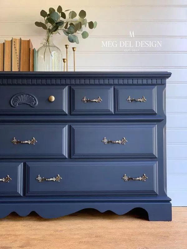 2-1/2" French Provincial Leaf Pull Antique Brass