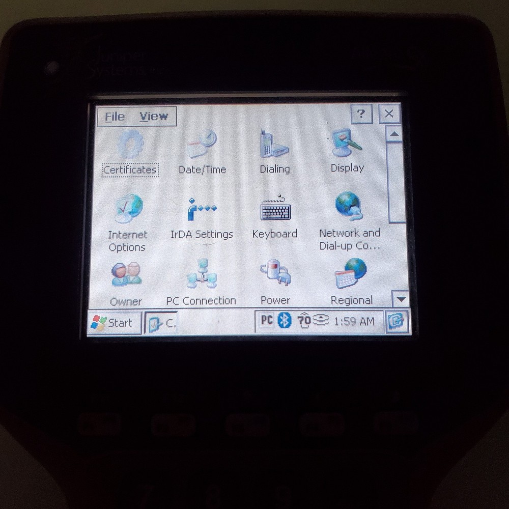Juniper Systems ALLEGRO CX Field Data Collector Handheld Computer Unit w/Battery