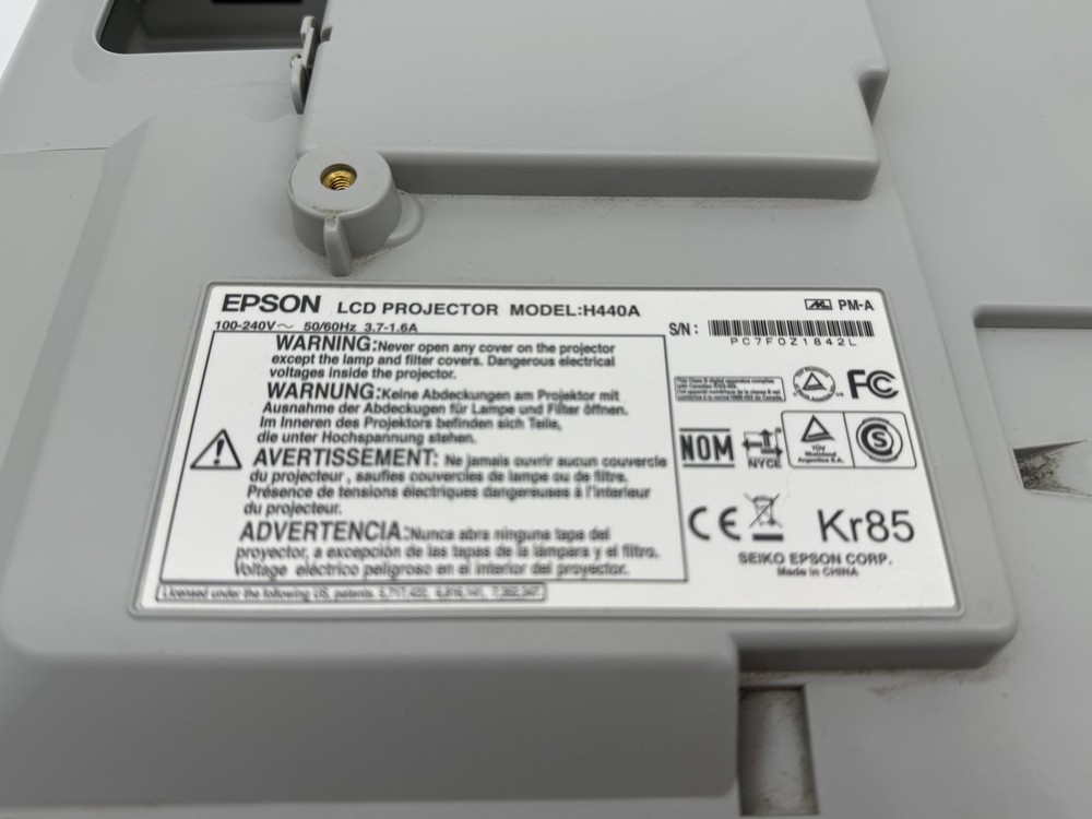 Epson Brightlink 455Wi LCD Projector Model H440A USED