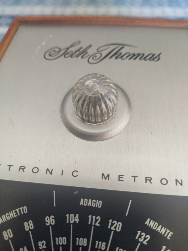 MCM Seth Thomas Electronic Metronome - Vacuum Tube Pulse & Light Timer
