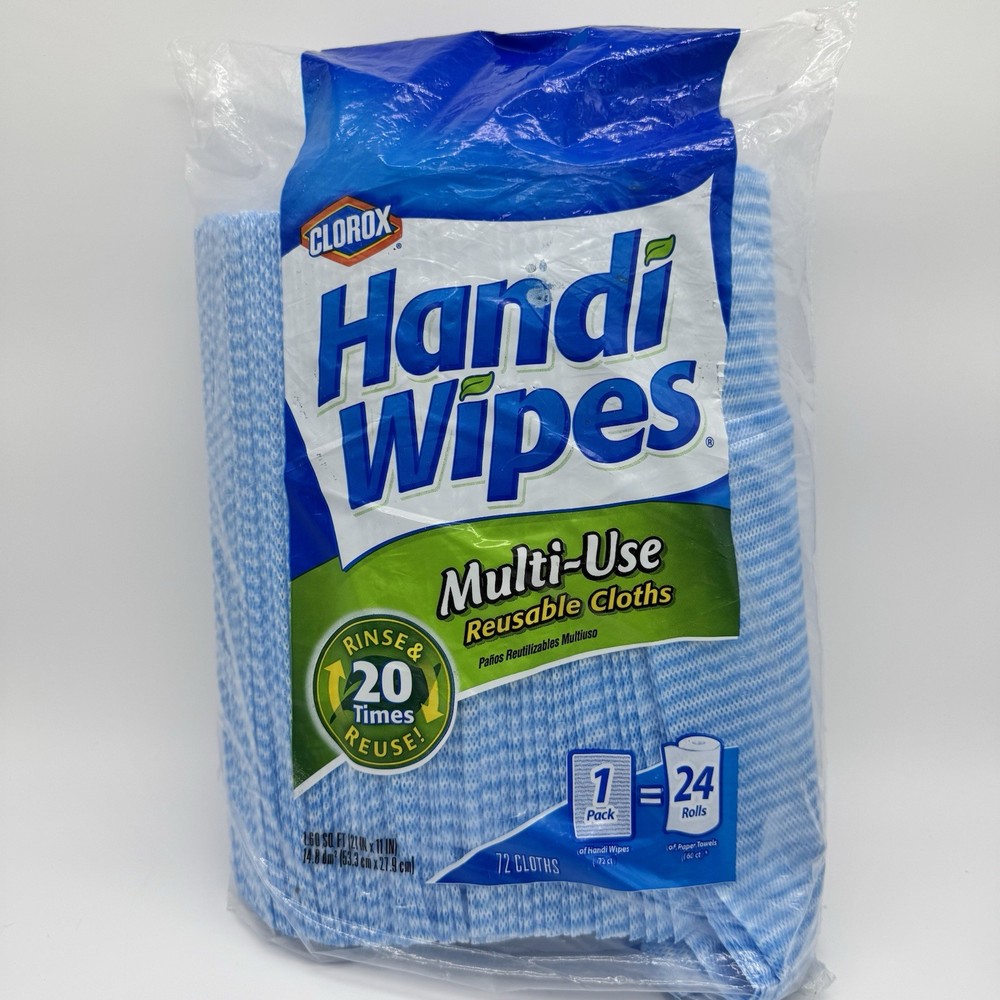 Clorox Handi Wipes Multi-Use Reusable Cloths, 72 Ct.