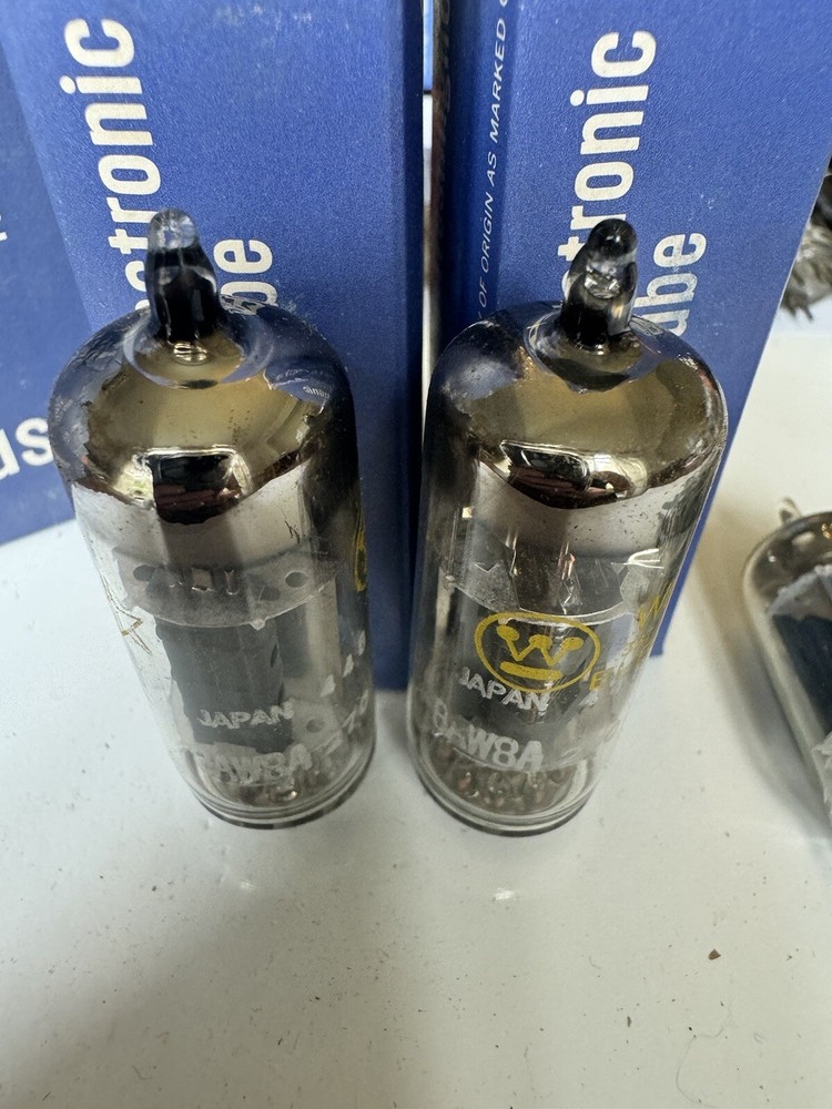 Pair Westinghouse 8AW8A NOS Audio vacuum tube triode pentode