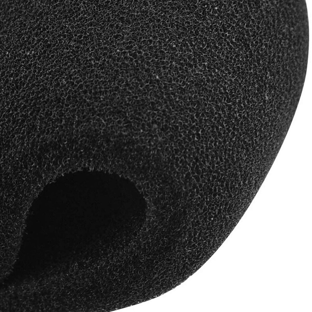 10pcs Black Microphone Windscreen Sponge Foam Mic Cover Pop Filter