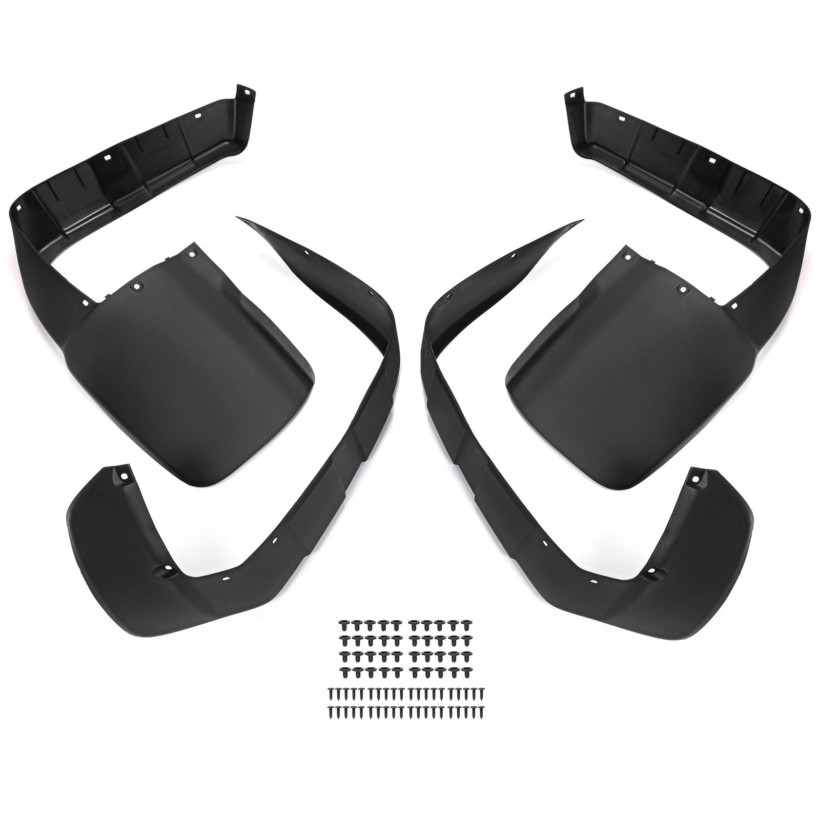 Black Fender Flaps Mud Splash Guards For Honda FourTrax TRX300 TRX 300 FW 96-00