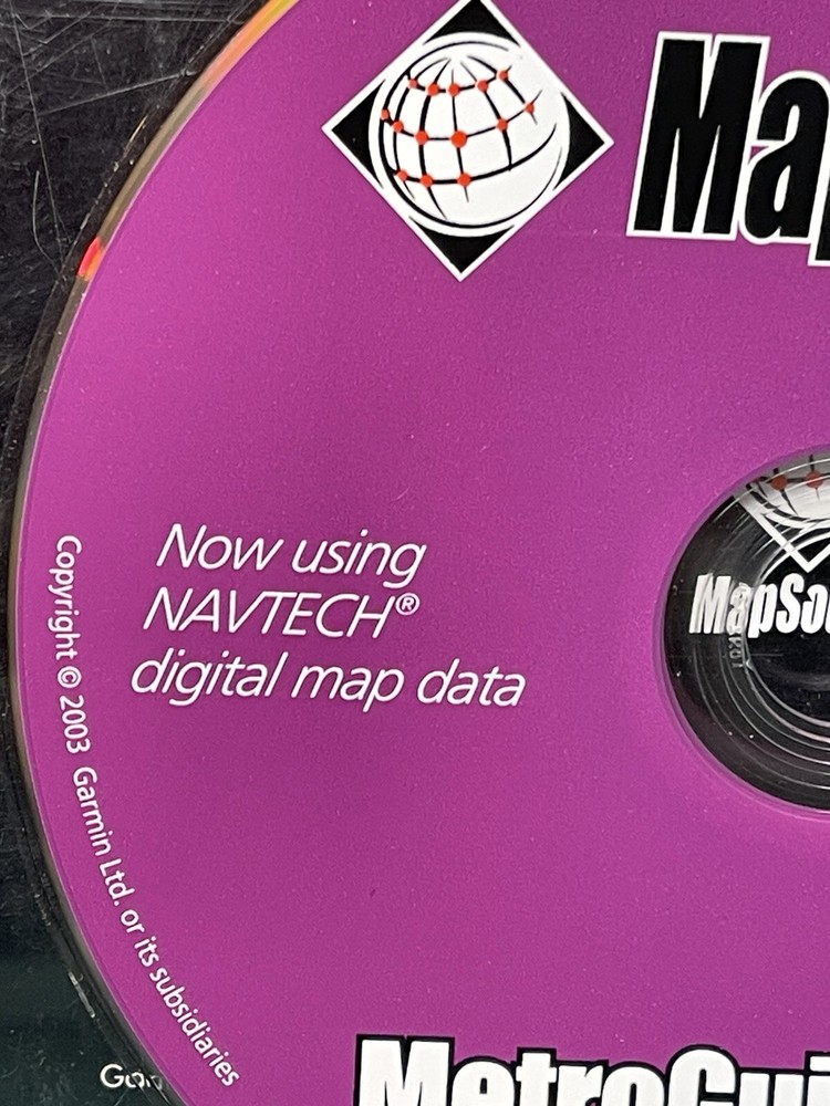 Garmin MetroGuide U.S.A.-Map CD-ROM (Windows) version 5.0 Genuine!